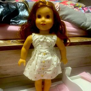 American Girl Doll, Plus another doll with shoes and outfits